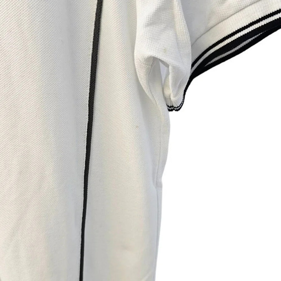 Mercedes AMG  Short Sleeve Polo Shirt Size XL White Racing - Picture 11 of 13
